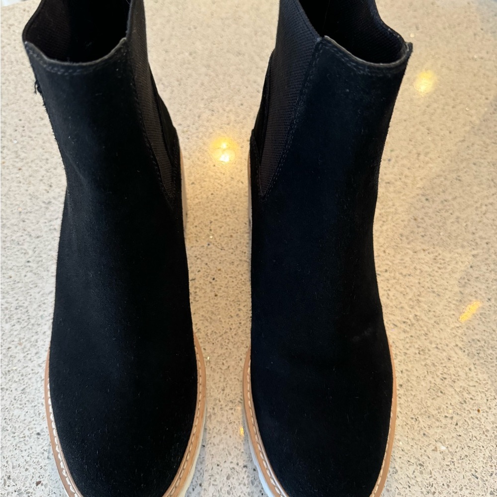 Suede booties